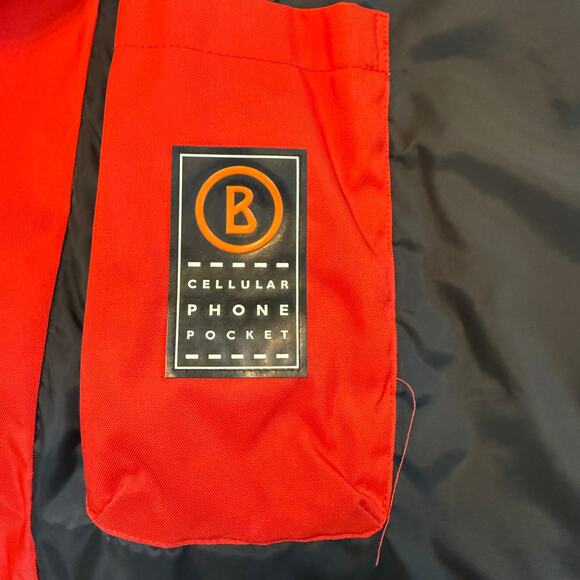 Bogner Women's Red Full Zip Ski Snow Jacket Size 44 Euro Size 14 US - Picture 4 of 11